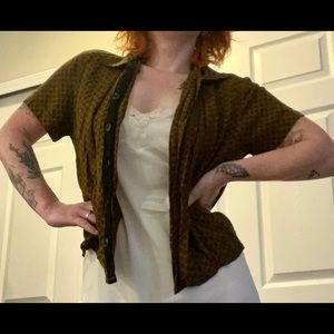 Urban Outfitters Rayon Button Up Shirt